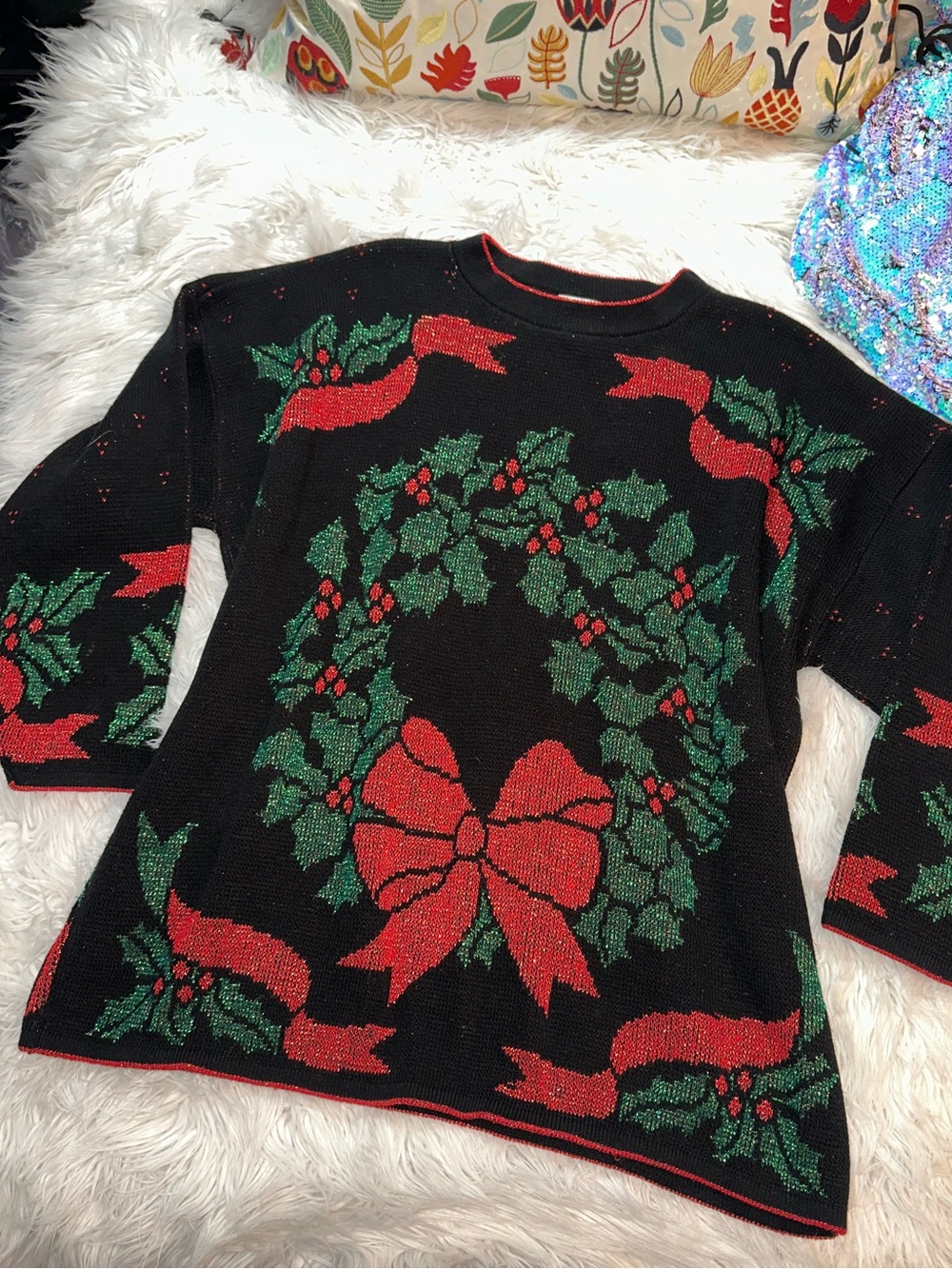 Nutcracker • Vintage Plus Sized Fun Christmas Sweater